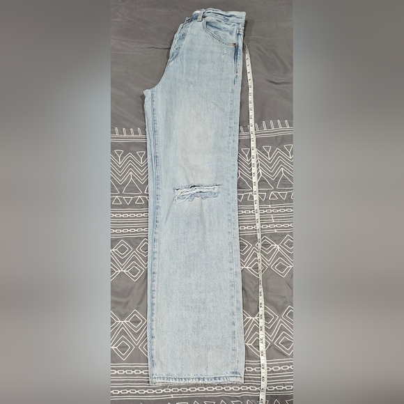 Pistola Cassie Super High Rise Straight Leg Distressed Jeans Size 26 - Picture 2 of 9